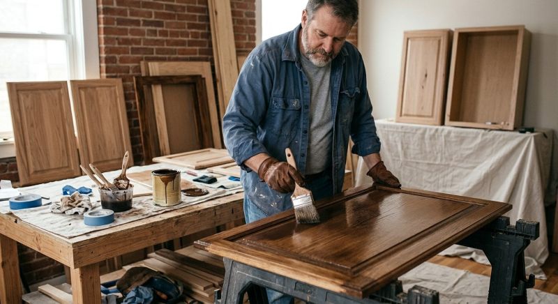 Cabinet Staining Service in Muncie, IN
