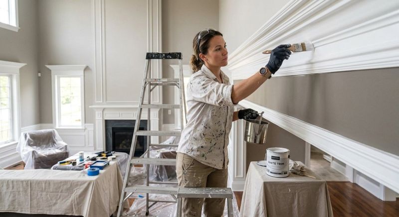 Molding Painting in Wilmington, NC