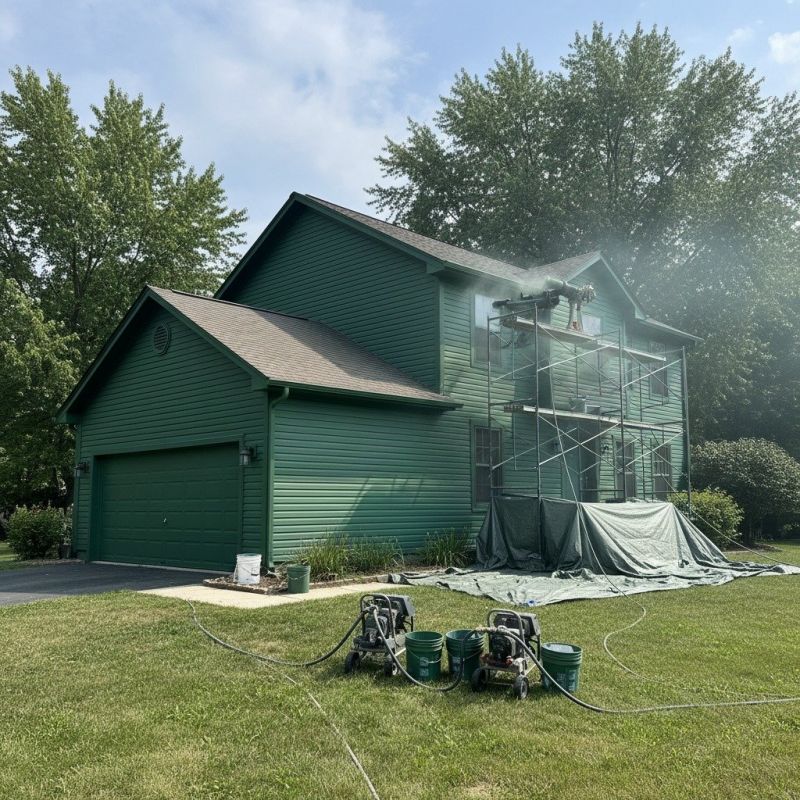 Aluminum Siding Painting in Longmont, CO