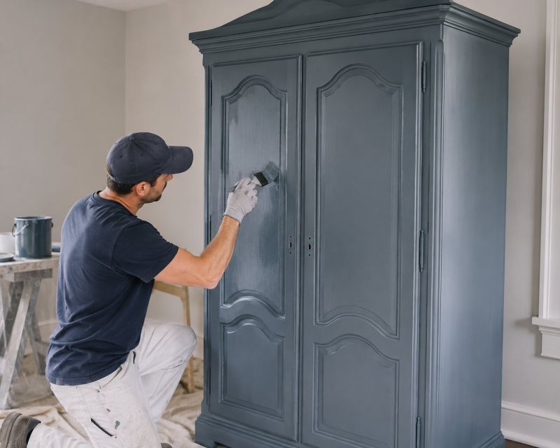 Armoire Painting in Waco, TX
