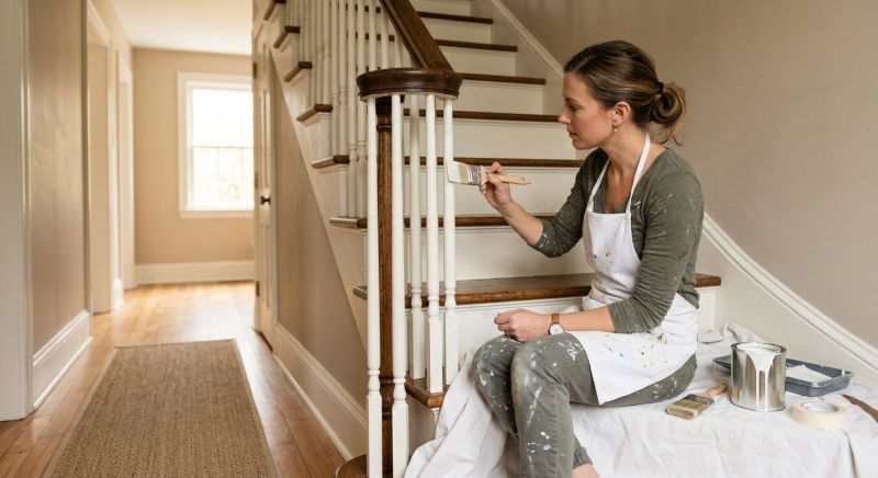 Bannister Staining in Kansas City, KS