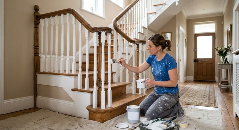 Bannister Staining in Wilmington, NC