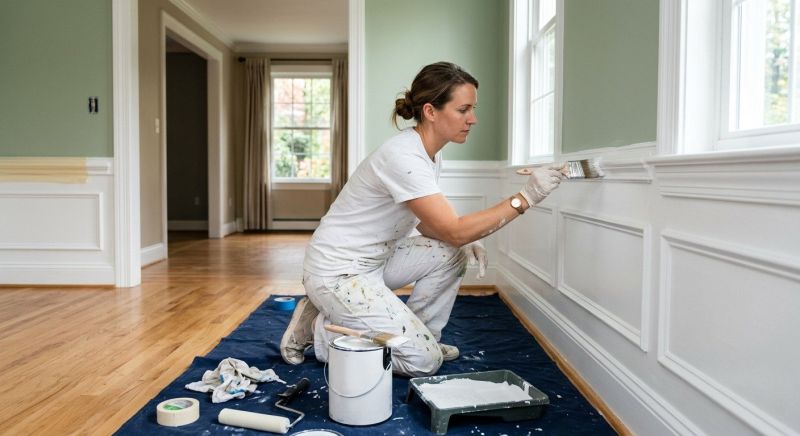 Baseboards Painting in Wilmington, NC