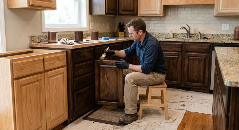Cabinet Staining Service in Terre Haute, IN