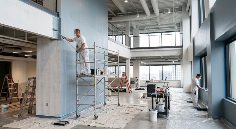 Commercial Ceiling Painting in Longmont, CO