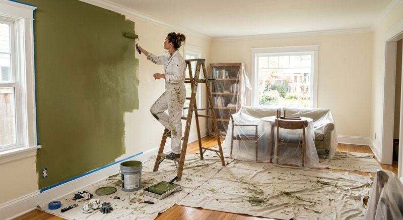Den Painting in Wilmington, NC