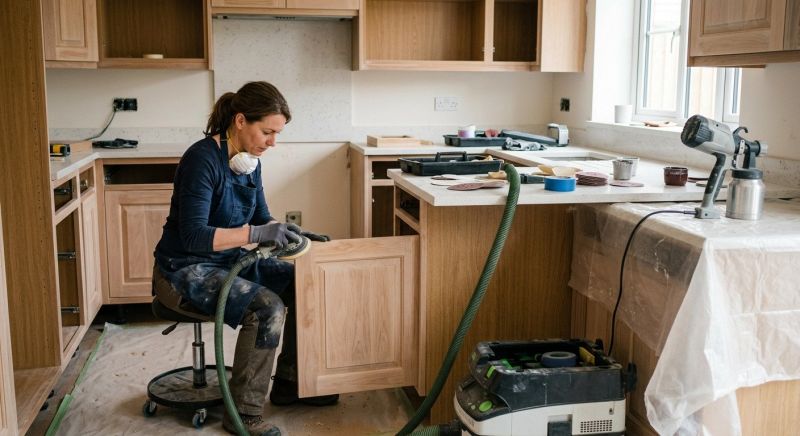 Oak Cabinet Refinishing in Muncie, IN