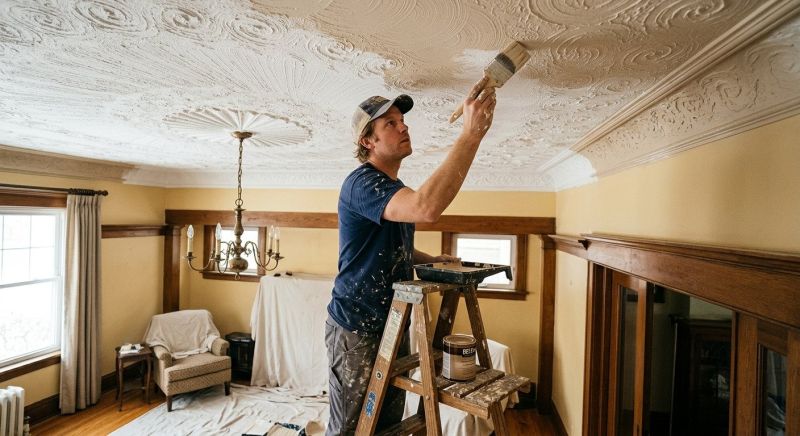 Popcorn Ceiling Painting in Kansas City, KS