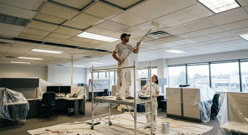 Retail Ceiling Painting in Boulder, CO