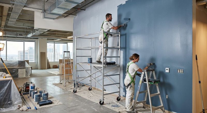 Retail Ceiling Painting in Longmont, CO