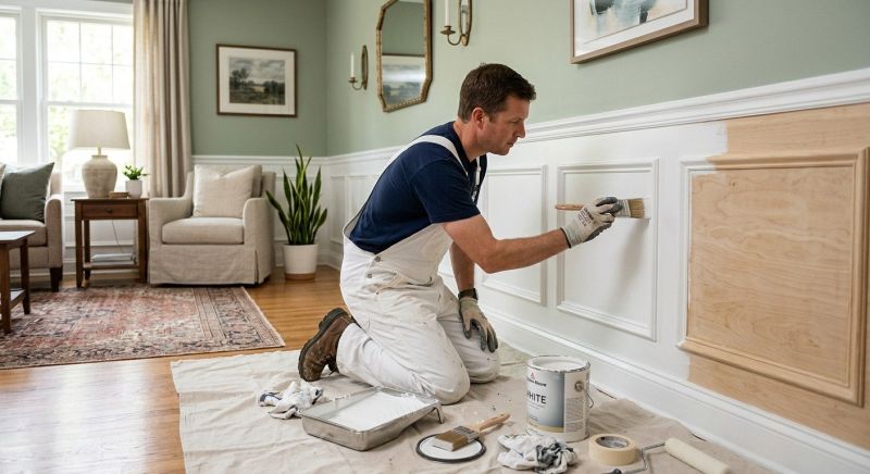 Shiplap Painting in Waco, TX