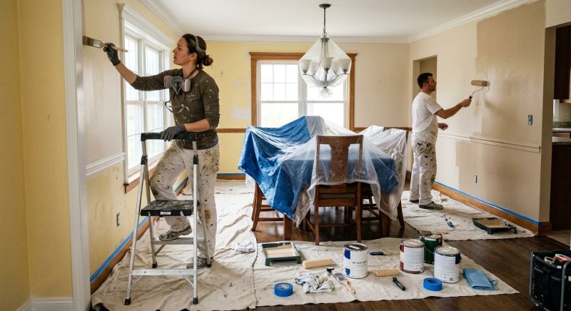 Sunroom Painting in Wilmington, NC