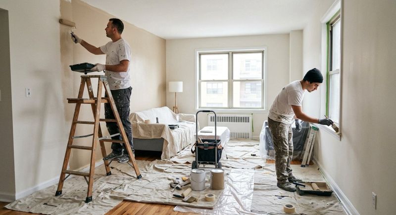 Townhouse Interior Painting in Kansas City, KS