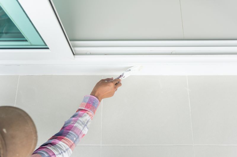 Trim Painting in Spring