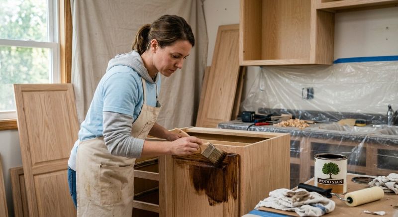 Wood Cabinet Refinishing in Terre Haute, IN